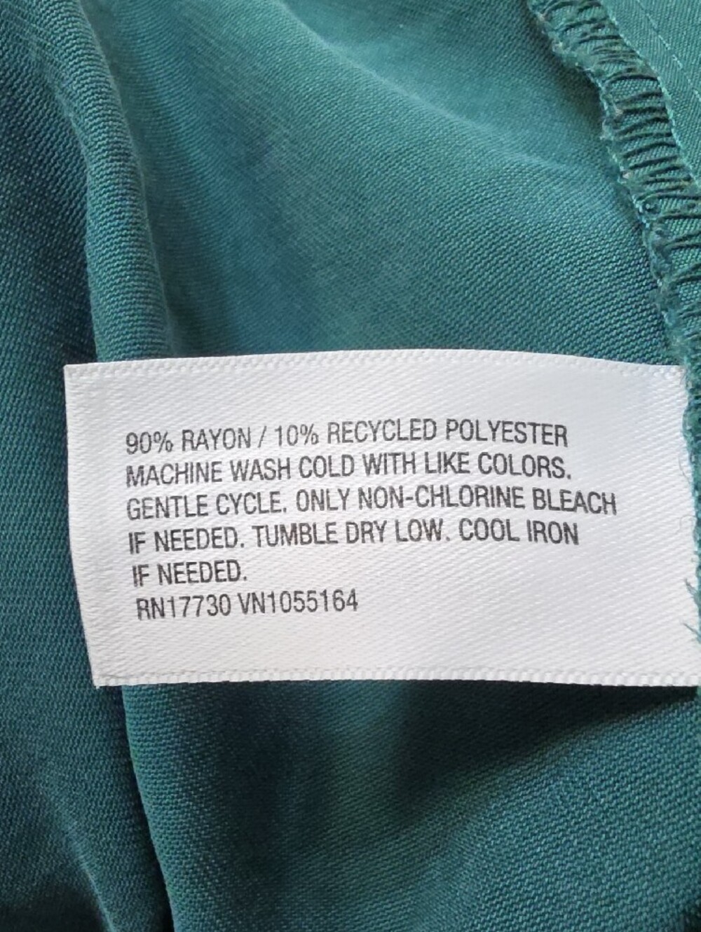 A New Day Teal Wide-Leg Pleated Pants – Size 10 - Picture 3 of 7